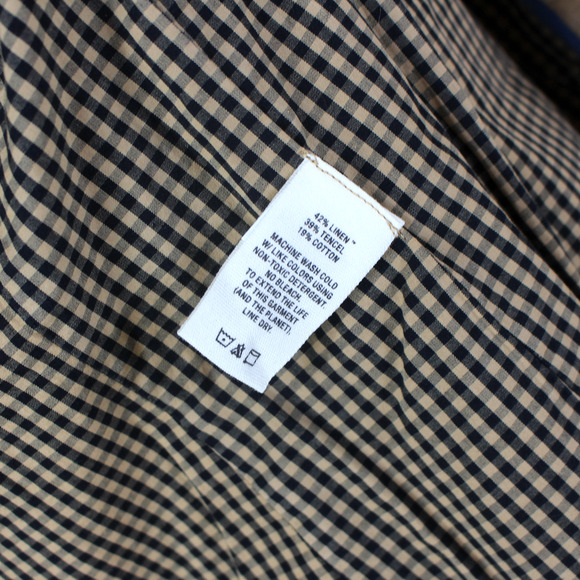 Alex Mill Non Suit Linen Blazer NEW Vintage Khaki Lightweight 3 Button Jacket XS - Picture 8 of 8